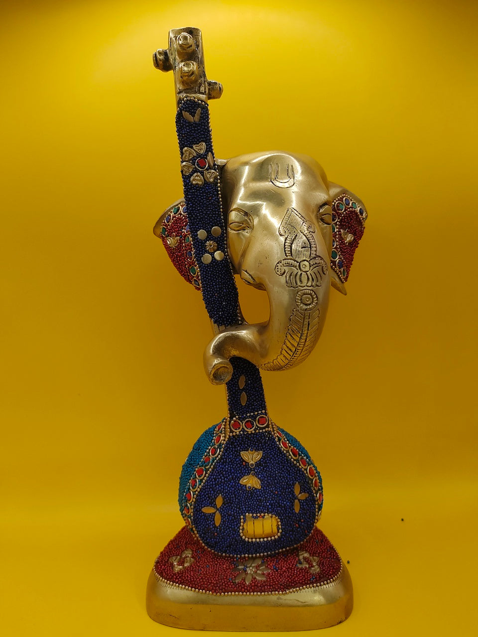 Ganesh with Tambura – Elegant Divine Harmony