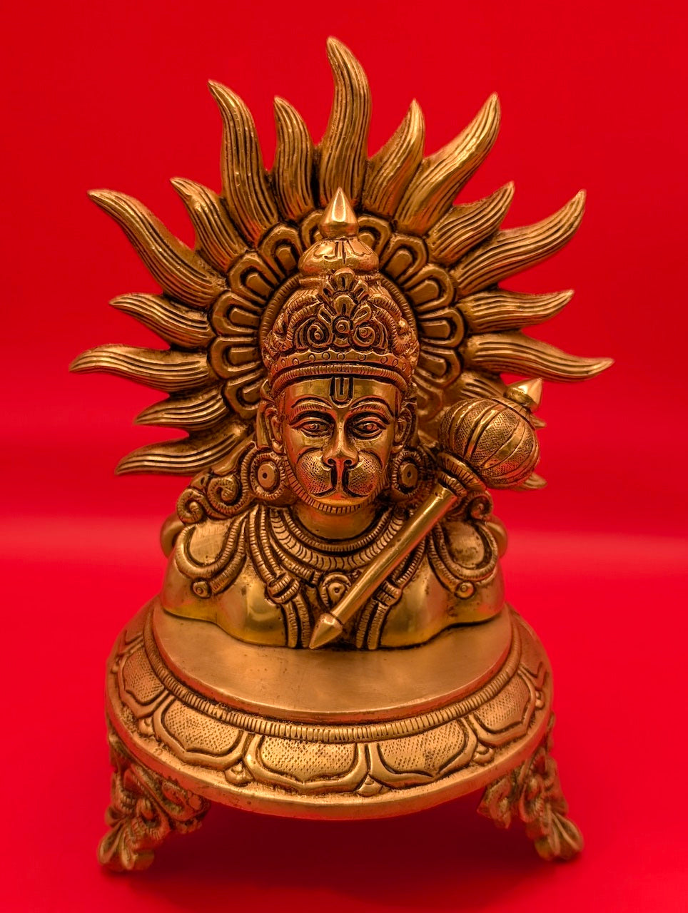 Hanuman in Meditation – Divine Energy Symbol
