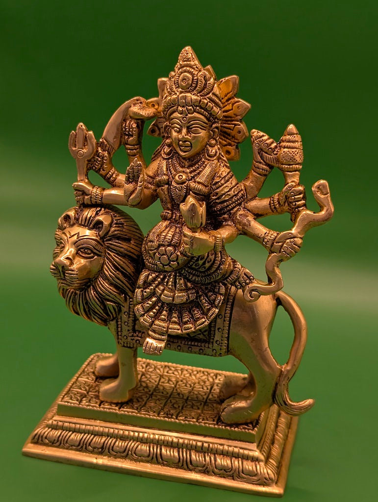 Durga on Lion – Protector from Evil