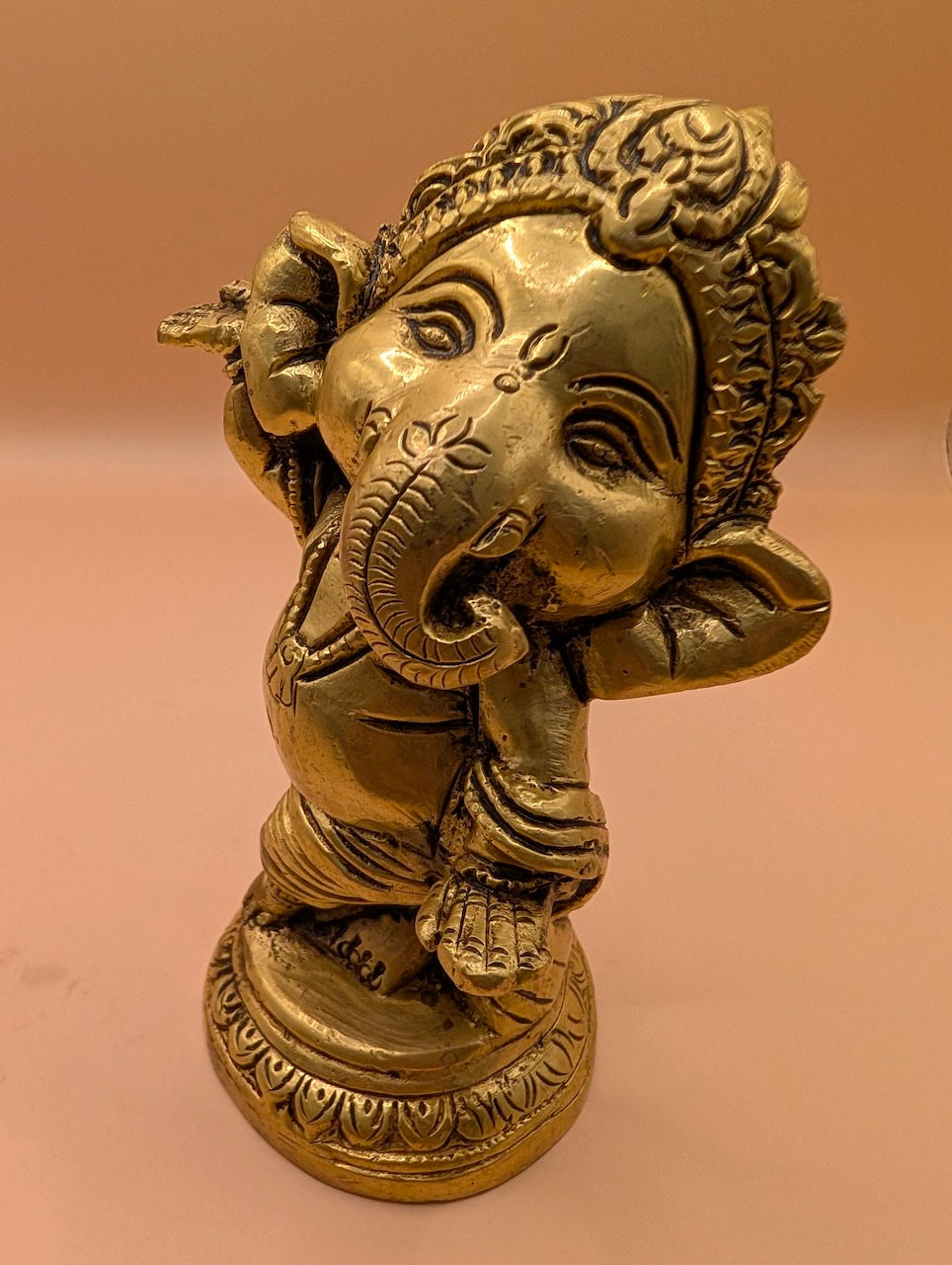 Dancing Ganesha in Brass – Divine Home Decor