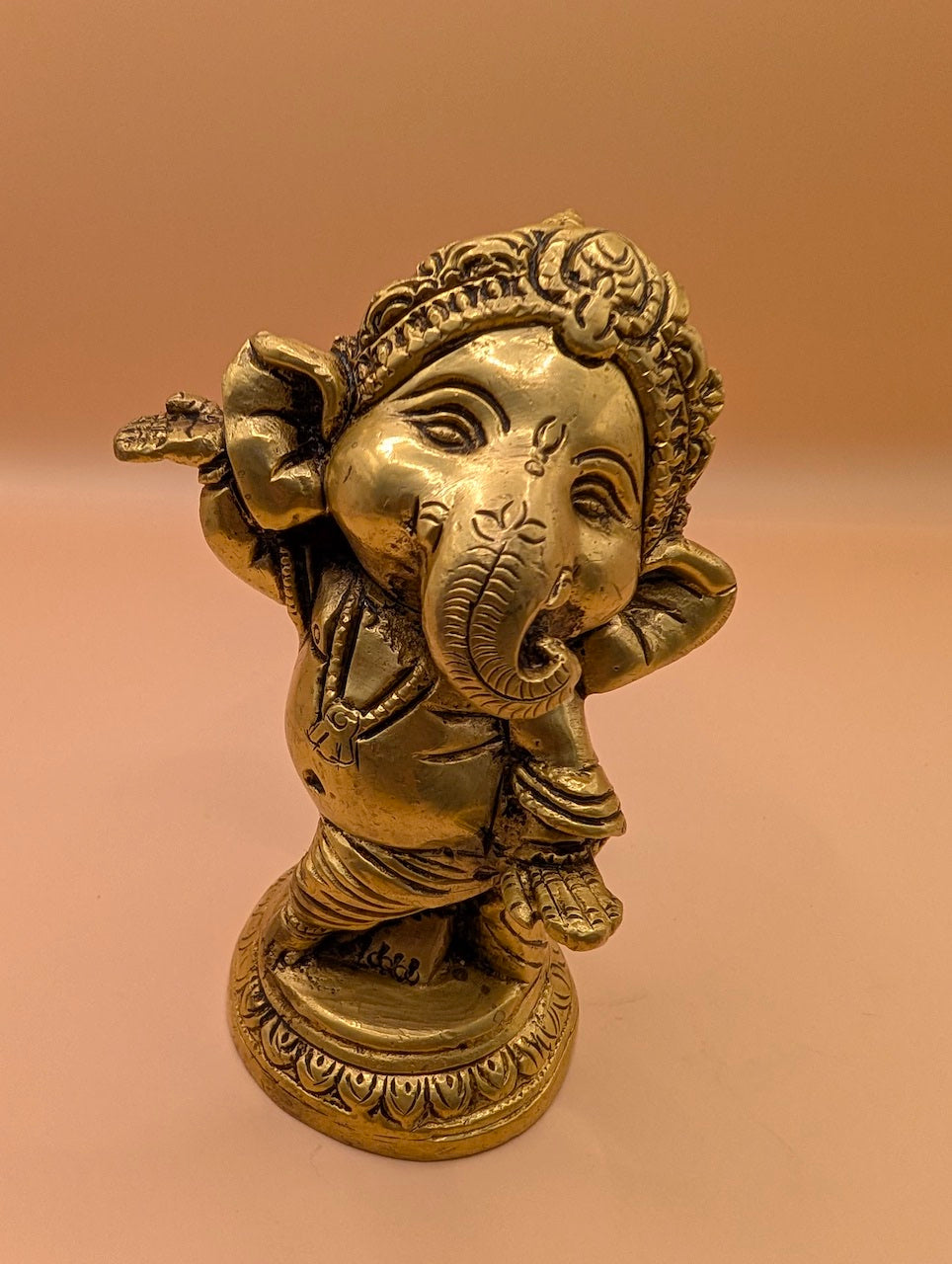 Dancing Ganesha in Brass – Divine Home Decor