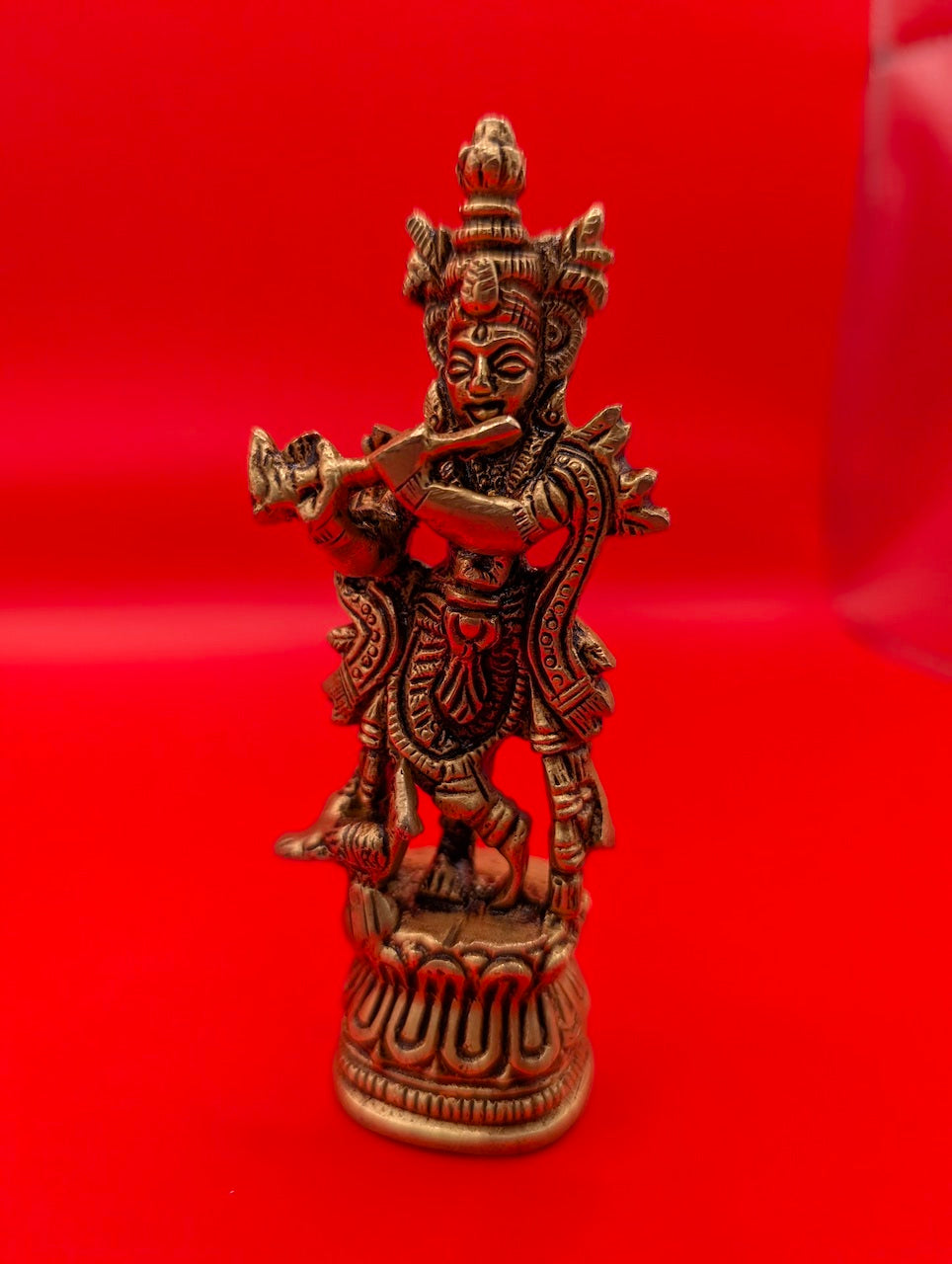 Mini Krishna with Flute – Spiritual Decor Piece