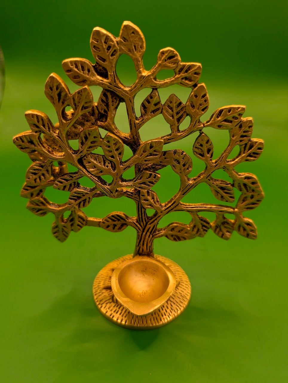 Kalpavruksha Tree with Diya – Elegant Spiritual Décor for Sacred Spaces
