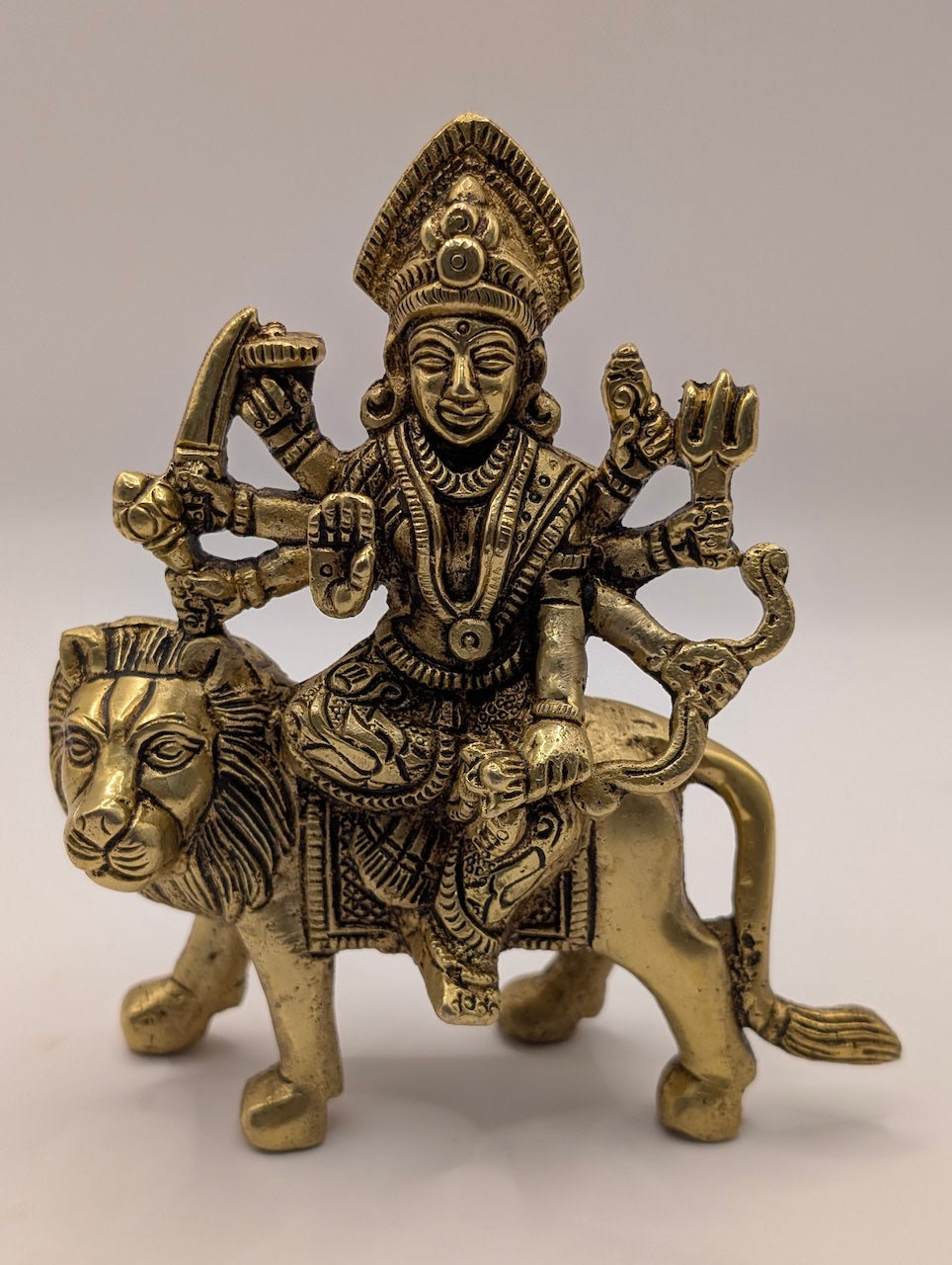 Maa Durga on Lion – Divine Protector Figurine